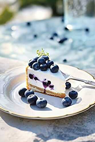 Cheesecake aux myrtilles