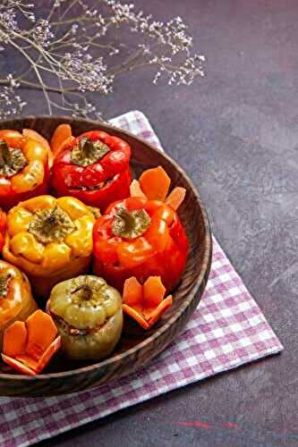 Poivrons farcis à la viande hachée