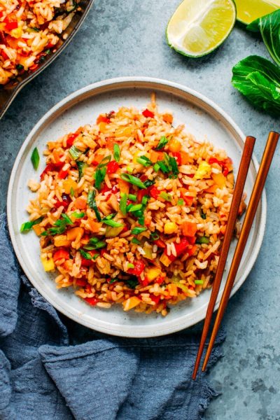 Riz frit à la thaï
