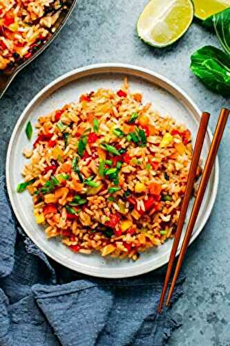 Riz frit à la thaï