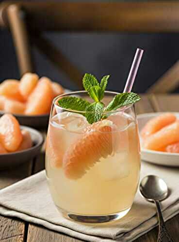 Sangria blanche aux pomelos