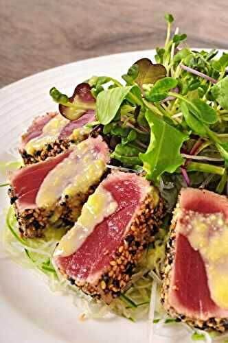 Tataki de thon au sésame