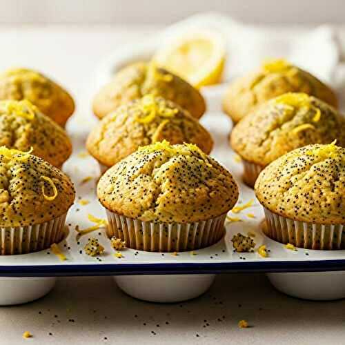 Muffins au citron et pavot