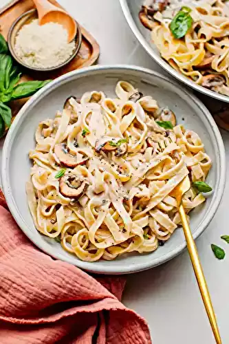 Tagliatelles aux champignons