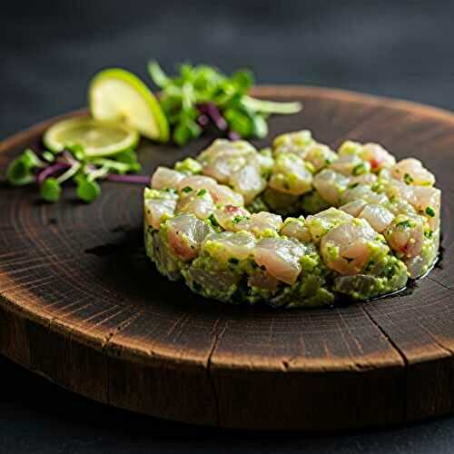 Tartare de daurade au wasabi