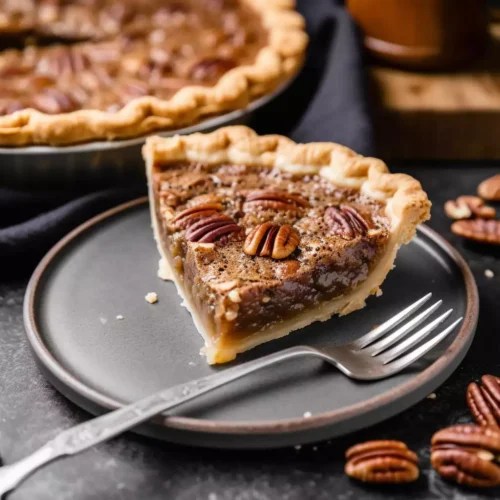 Tarte aux noix de pécan et tonka