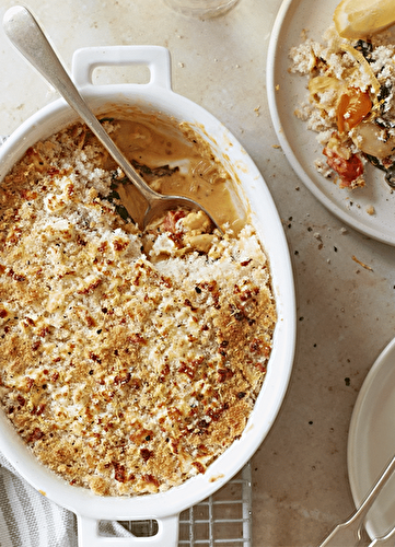 Crumble aux endives et amandes