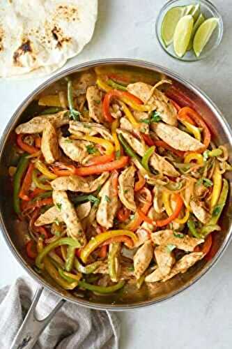 Fajitas au poulet
