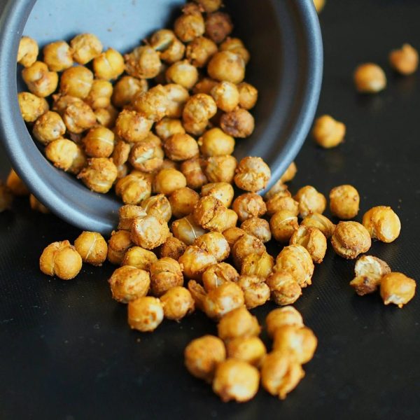 Pois chiches grillés aux épices