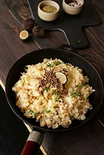 Risotto à la truffe et noisettes