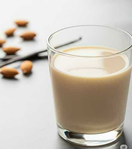 Lait d’amande maison à la vanille