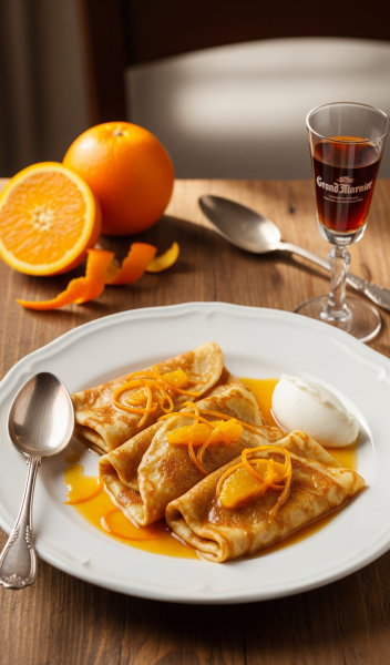 Crêpes suzette