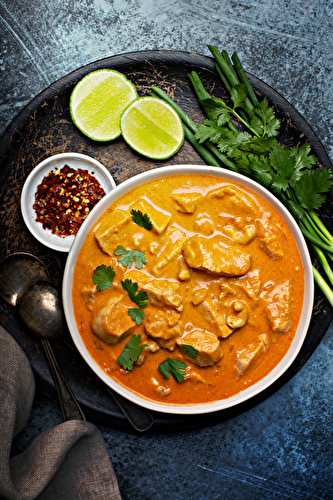 Curry de volaille aux noix de cajou