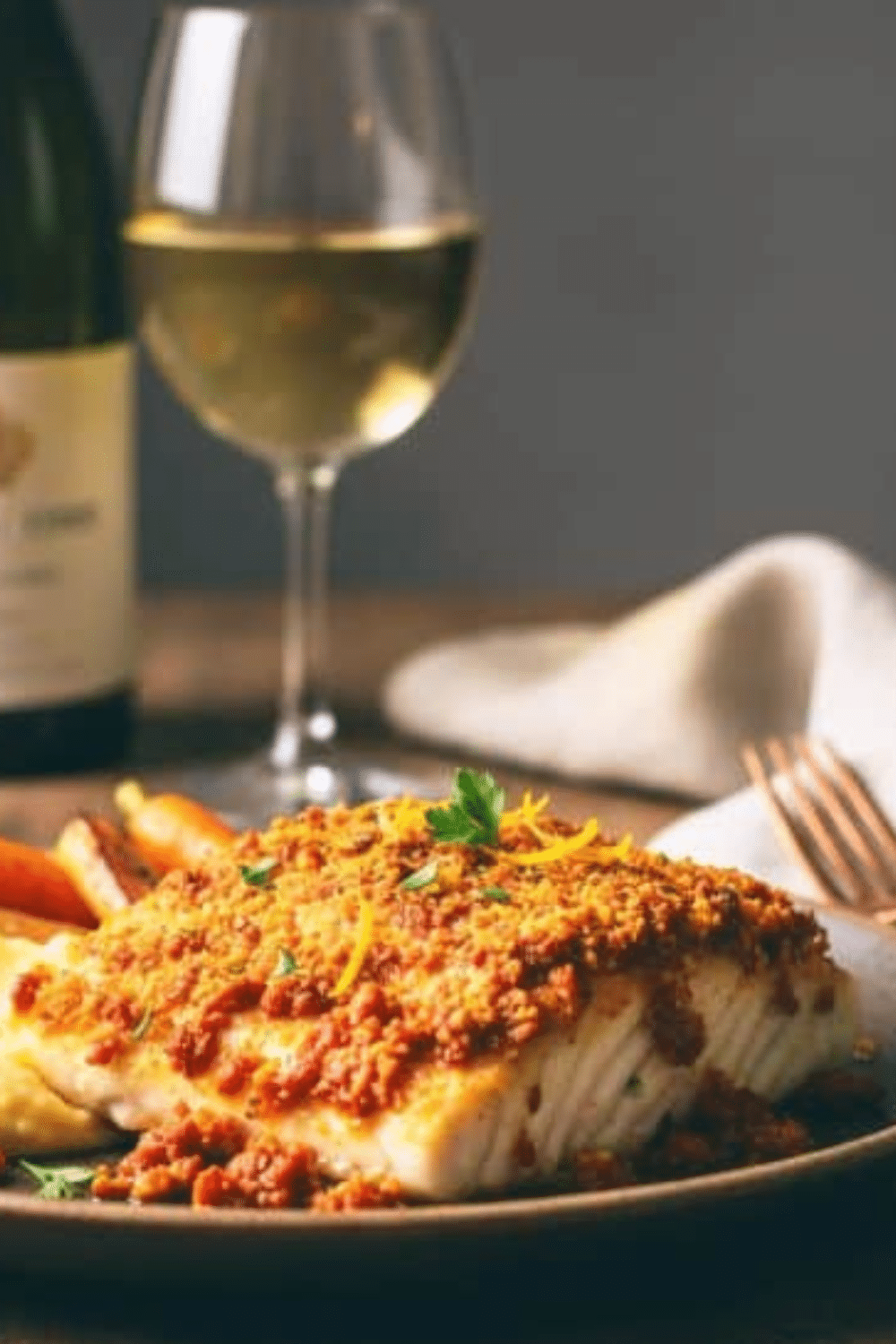 Dos de cabillaud en croûte de chorizo