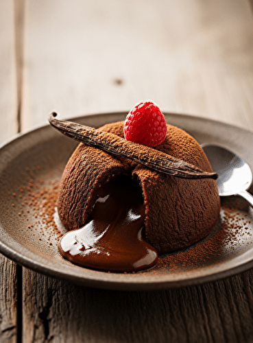 Fondant au chocolat et fève tonka