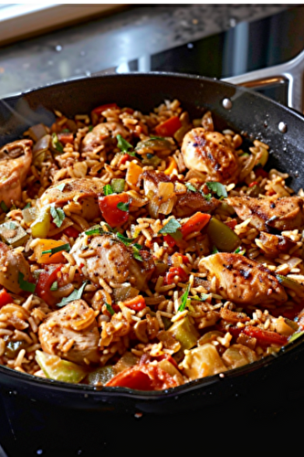 Jambalaya de poulet