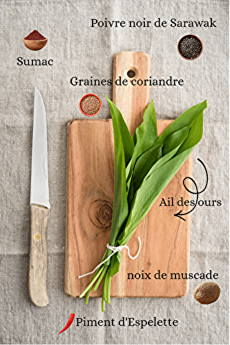 5 épices pour sublimer l’ail des ours