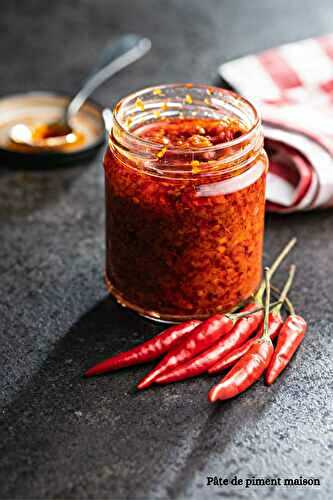 Pâte de piments maison