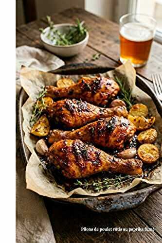 Pilons de poulet au paprika fumé