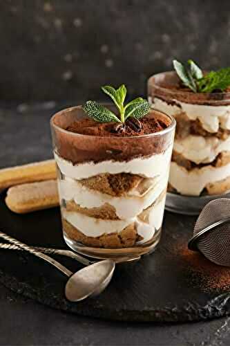 Tiramisu aux poires rôties