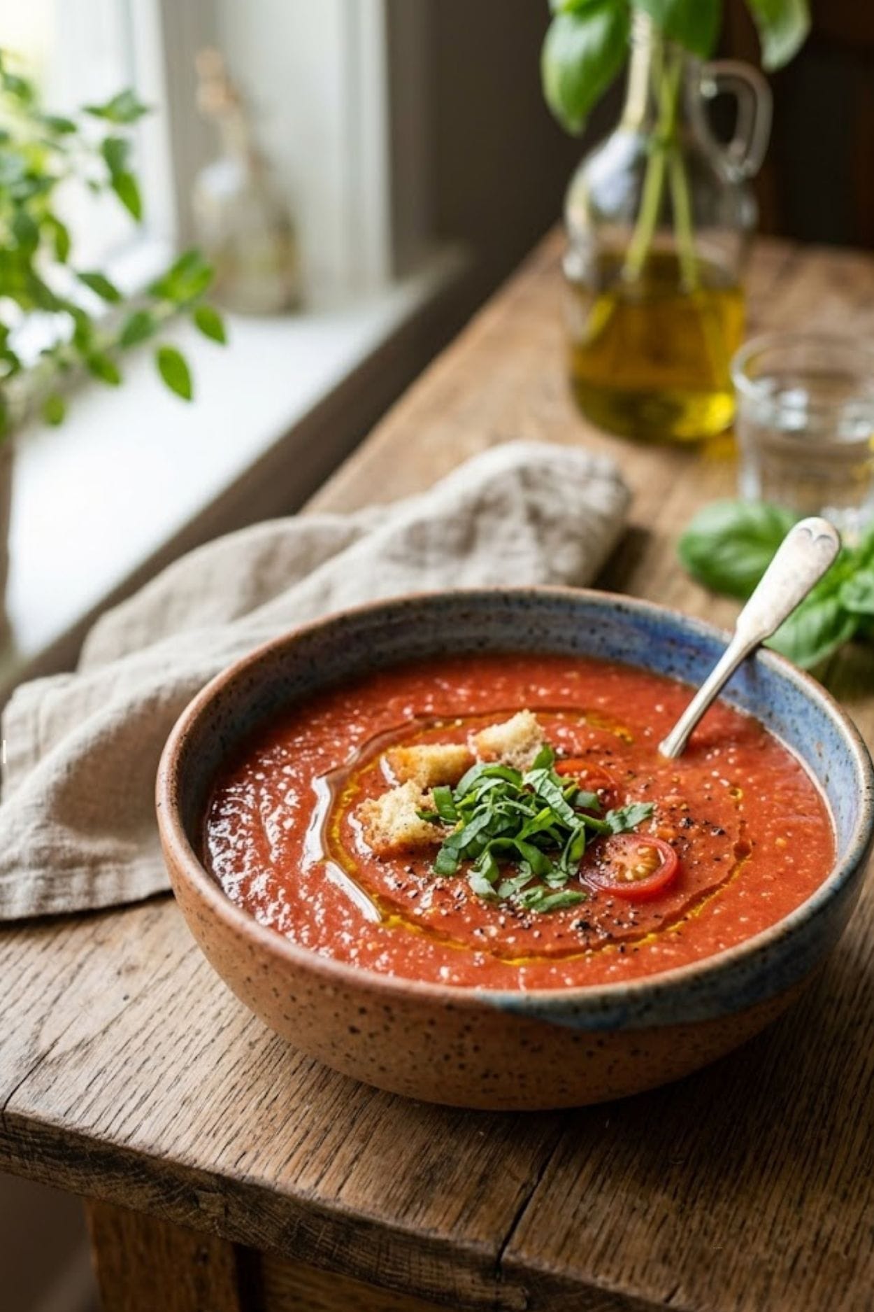 Gaspacho de tomates : la recette ultime pour un résultat velouté parfait