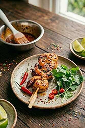 Crevettes piri piri : la marinade explosive qui va révolutionner vos barbecues
