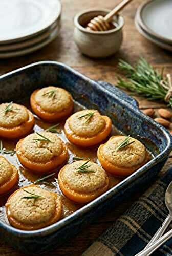 Abricots rôtis à la crème d'amandes