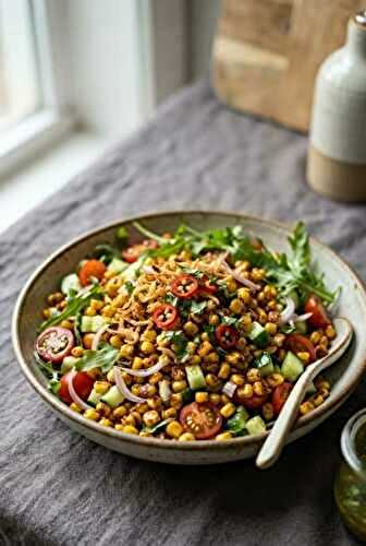 Crispy corn salad