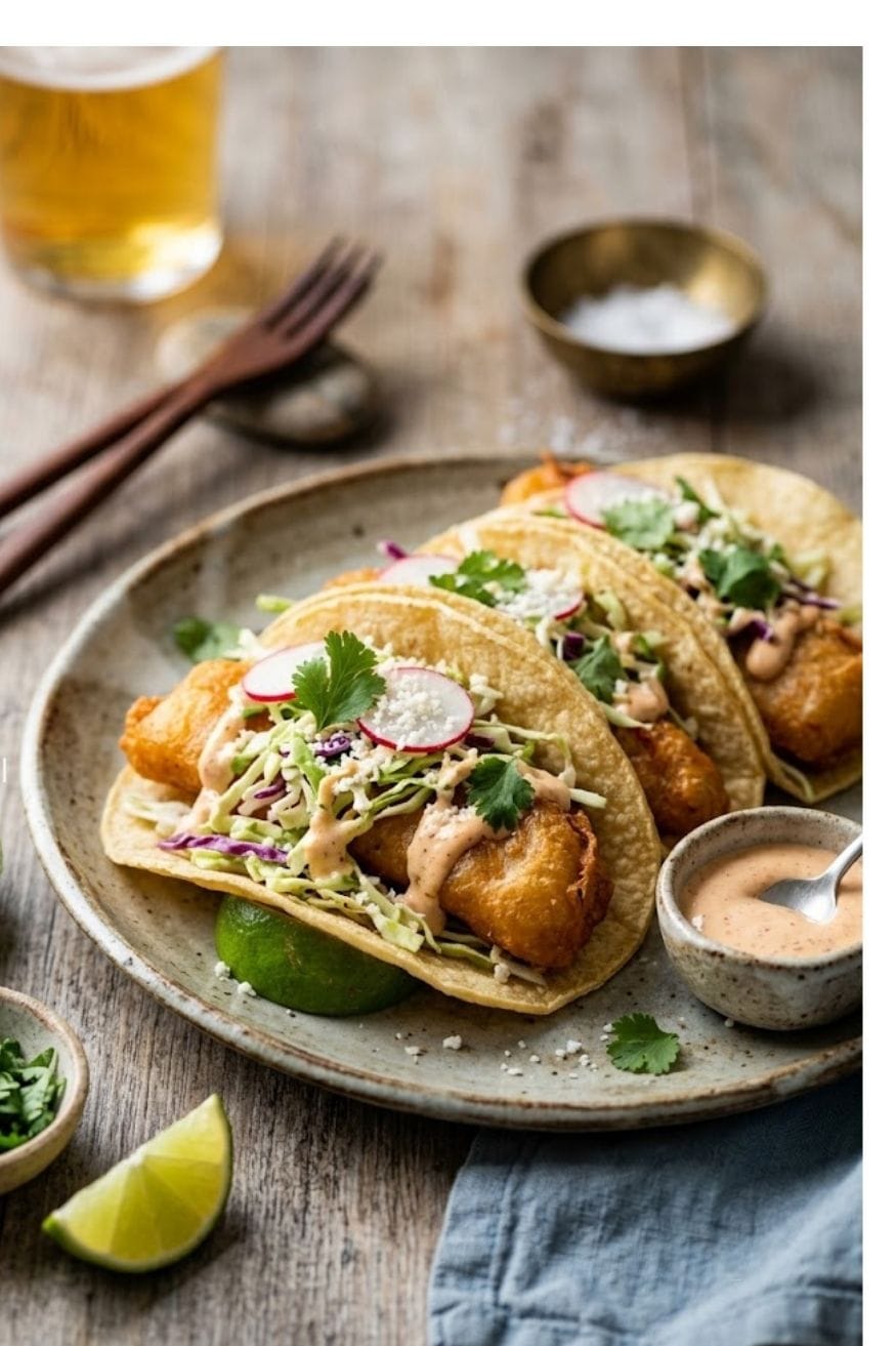 Tacos de poisson style Baja