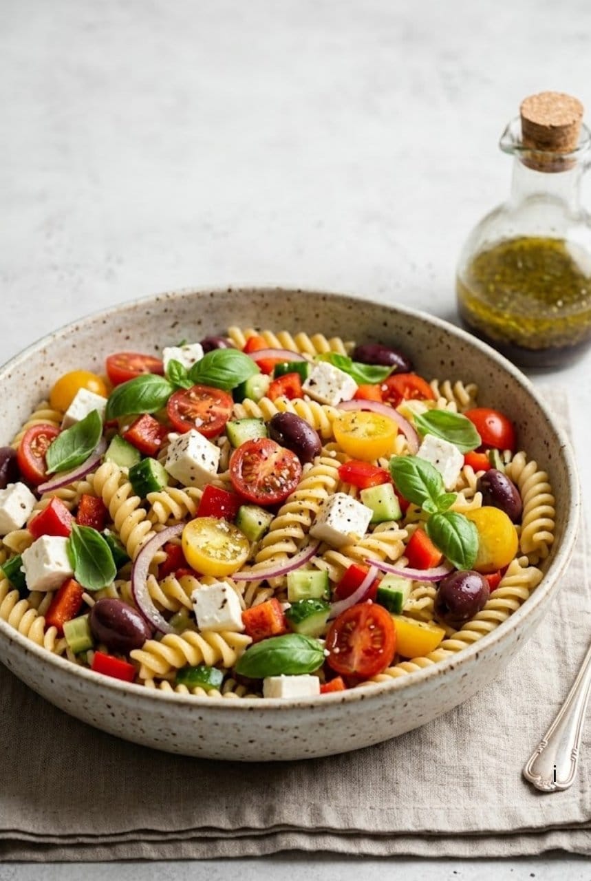 Salade de pâtes méditerranéenne
