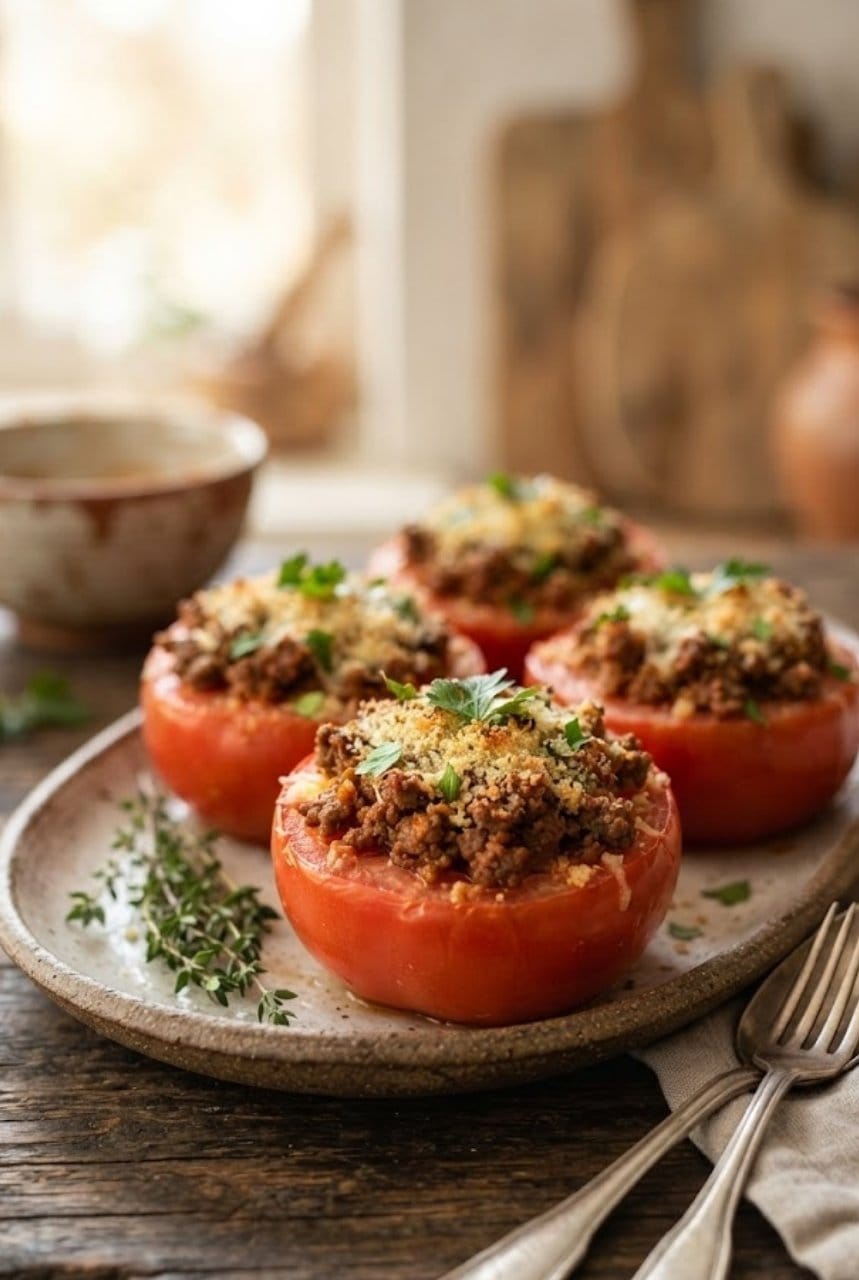 Tomates farcies à la viande hachée : La recette inratable pour votre dîner