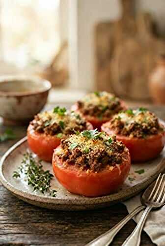 Tomates farcies à la viande hachée : La recette inratable pour votre dîner
