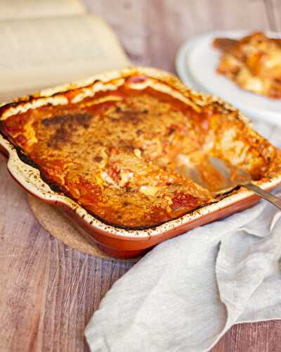 Aubergines a la parmesane veganes