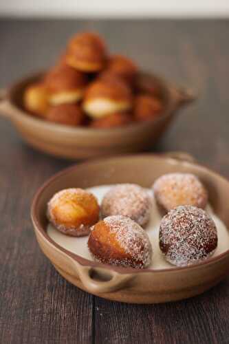 Beignets vegan sans pétrissage