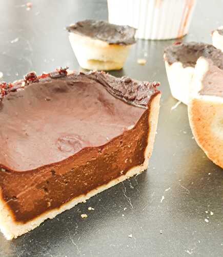 Flans pâtissier vegan chocolat et café