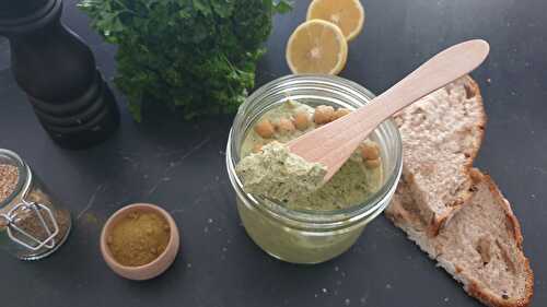 Houmous riche en fer