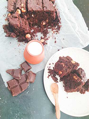 Le meilleur brownie vegan hyper fondant !