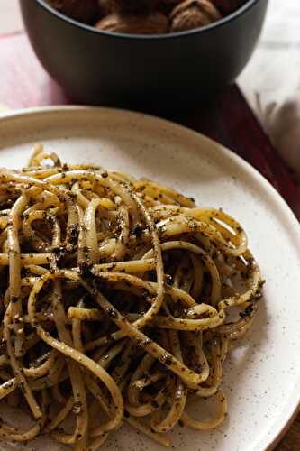 Pesto basilic et noix