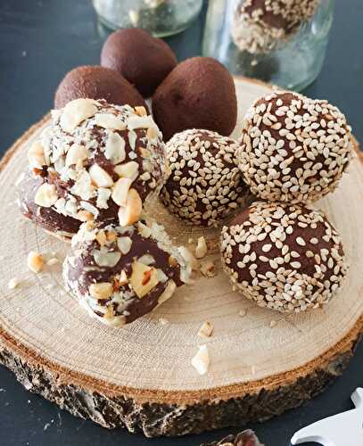 Truffes vegan chocolat noisette