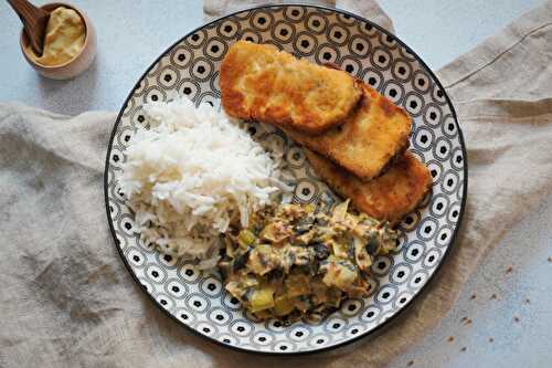 Tofu pané à la moutarde