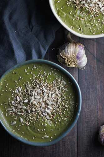 Velouté de lentilles et petits pois vitaminée