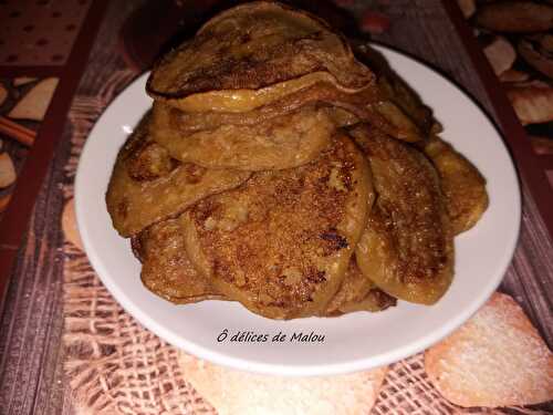 Beignets de banane au sucre de coco