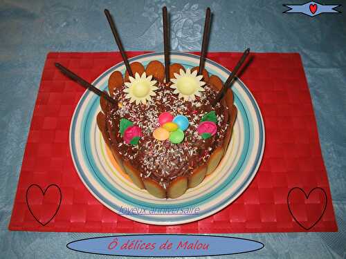 Gâteau moelleux à la mousse de chocolat - Ô délices de Malou