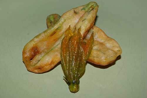 Beignet De Fleur De Courgette