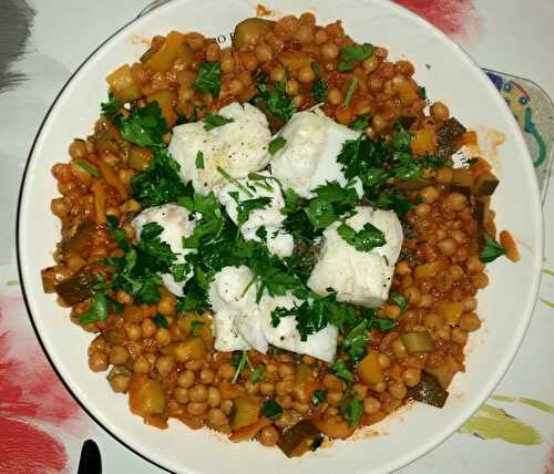 Couscous Tunisien Au Filet De Cabillaud