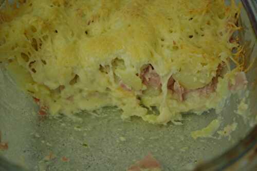 Gratin De Pommes-De-Terre, Jambon, Fleurettes, Boursin