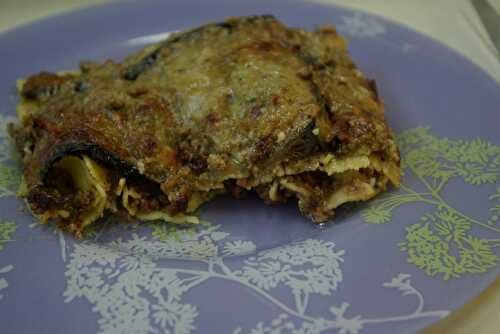 Lasagne Aux Aubergines Et Sa Crème De Fromage De Chèvre Au Pesto