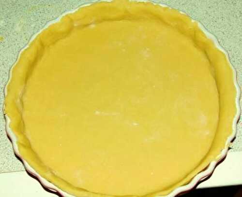 Pâte Sablée Citronnée Pour Tarte