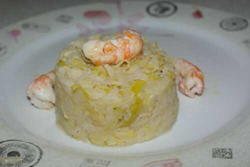 Risotto De Langoustines Et Poireaux