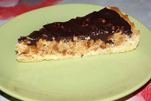 Tarte Chocolatée Aux Cacahuètes Caramélisées